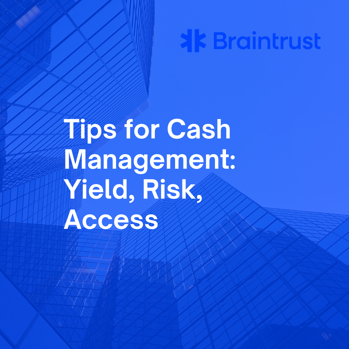 Cash Management for Investors: Yield, Risk, Access