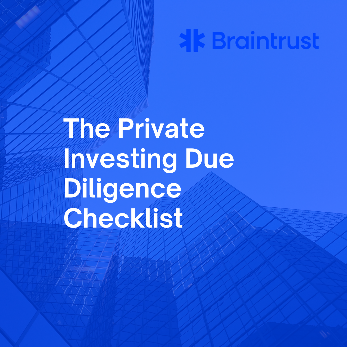 The Private Investing Due Diligence Checklist