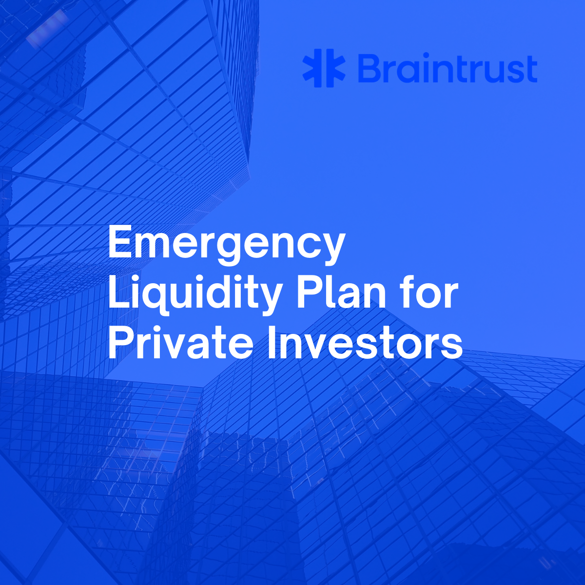 Emergency Liquidity Plan for Private Investors